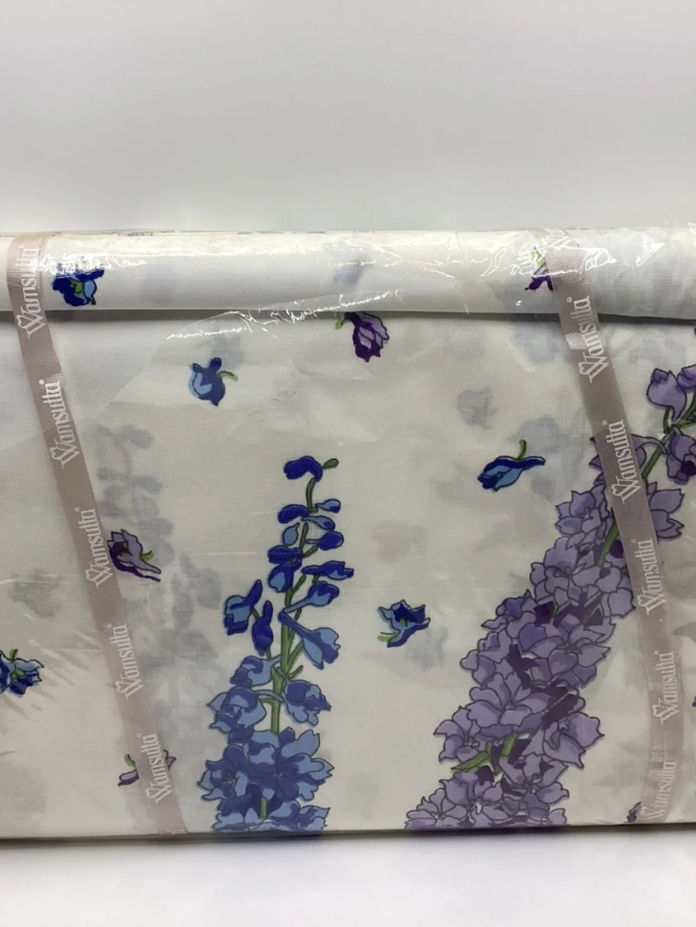NWT Vintage Wamsutta DELPHINIUM No Iron Supercale Plus 200 Thread Queen Sheets